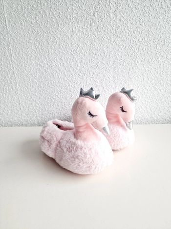 Sergent Major - Pantoufles 3D - Cygnes - Rose - 26/27