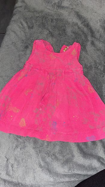 Robe velours sans manches