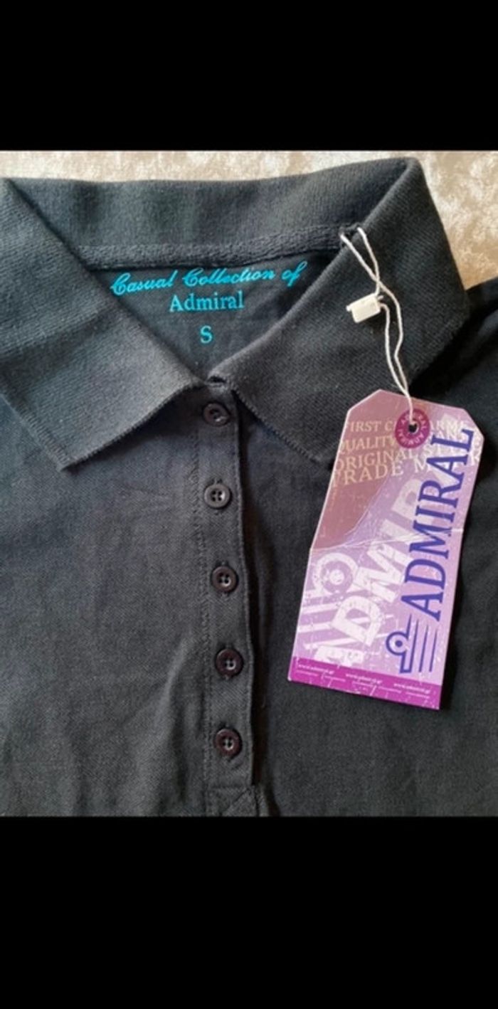 Polo noir taille S neuf - photo numéro 5