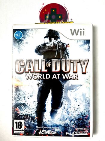 Call of duty world at war complet pour WII