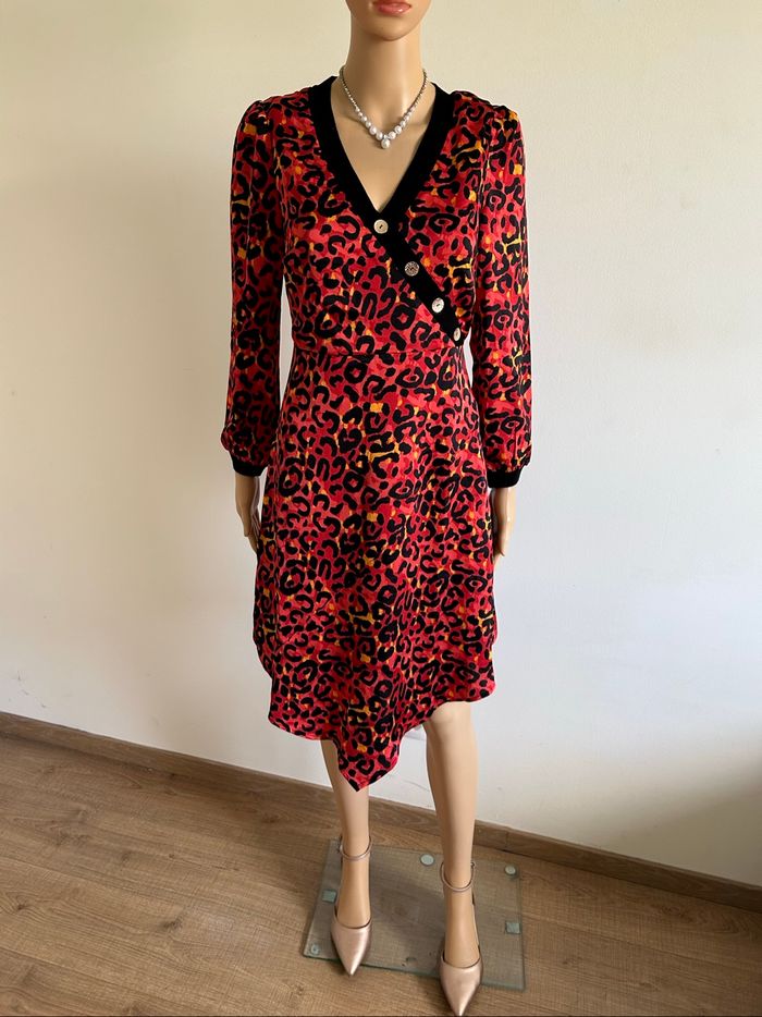 Robe imprimée neuve à manches longues Jus d’Orange taille 1 (taille grand) - photo numéro 3