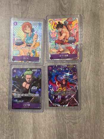Lots carte One Piece