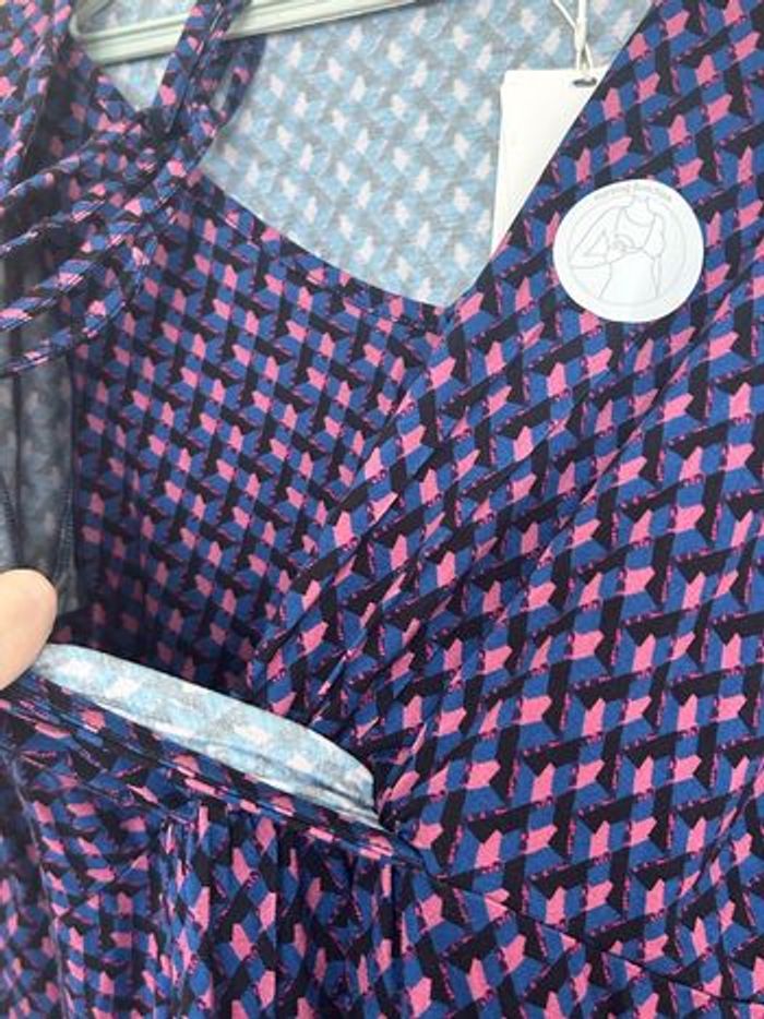 Robe de maternité/allaitement manches longues - Esprit - T.M - Neuve avec étiquette - photo numéro 3