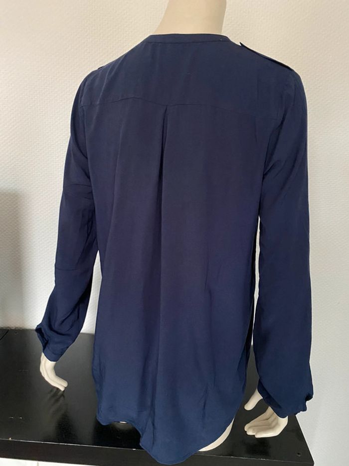Chemise bleu marine Esprit 🌸 taille 38 - photo numéro 5