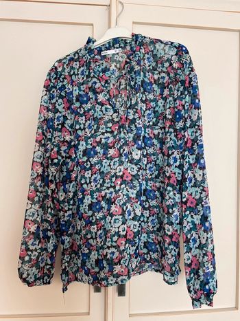Blouse à fleurs
