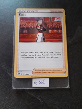 Carte Pokémon Kabu 163/189
