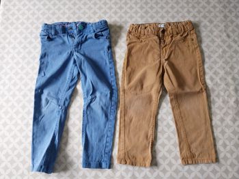 Lot 2 pantalons garçon 3 ans – Sergent Major & Pat et Ripaton