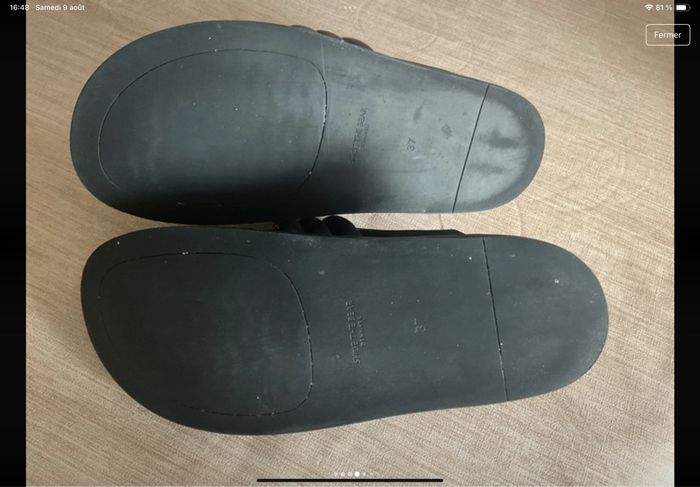 Chaussures mules en cuir Shoe the Bear - photo numéro 4