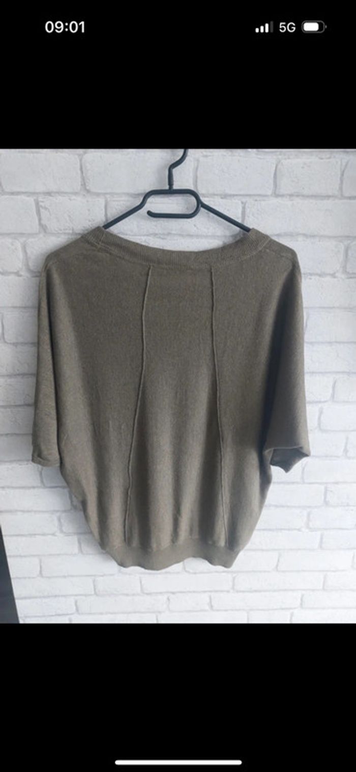 Tee-shirt large 100% lin 123 Paris taille 34 / 36 - photo numéro 2