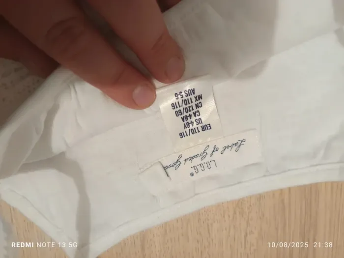 Magnifique combi short blanche logg taille 6ans - photo numéro 3