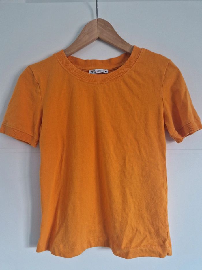 🧡 T-shirt Zara orange – Taille L - photo numéro 2