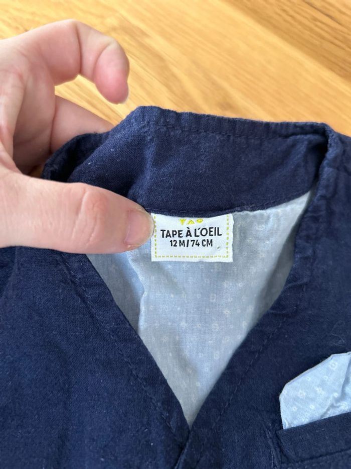 Gilet cérémonie bébé garçon - TAO - photo numéro 2