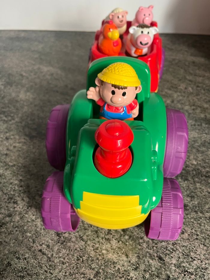 Tracteur musical avec animaux - photo numéro 4