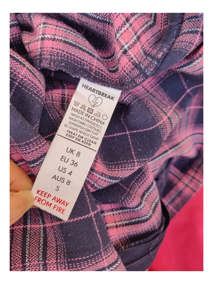 Mini jupe femme en laine à carreaux taille 36 Heartbreak - photo numéro 6