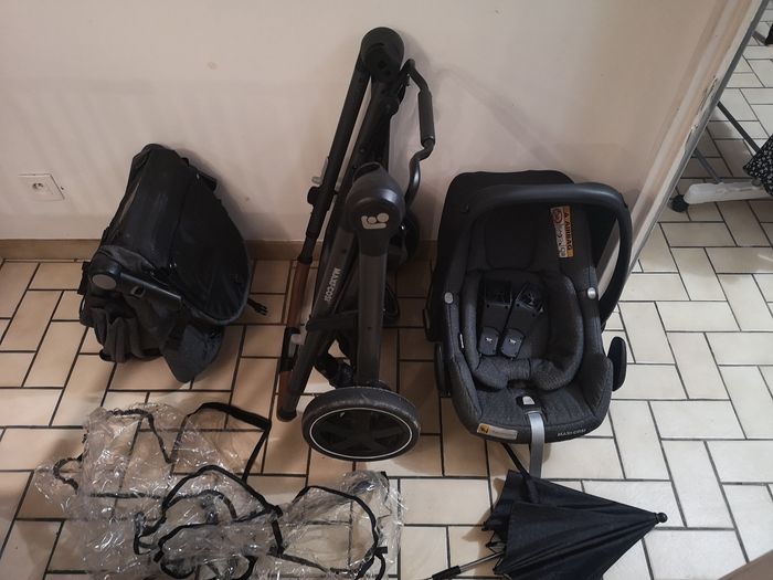 Poussette bébé confort Zélia 3 en 1