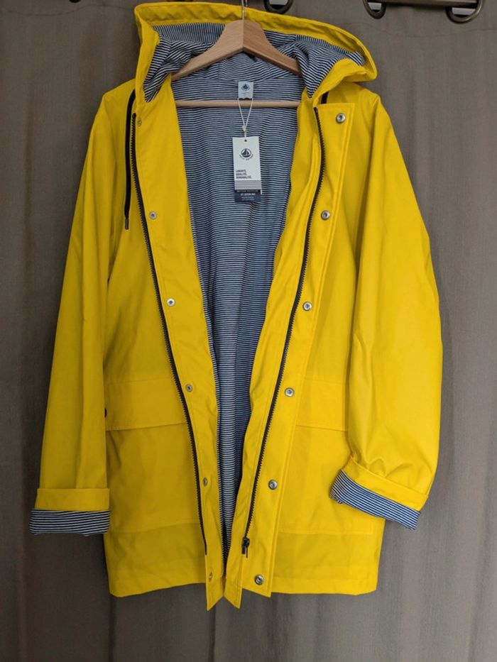 Ciré jaune Petit Bateau neuf L - photo numéro 6