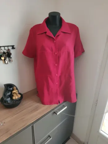 Blouse fine T46 fushia