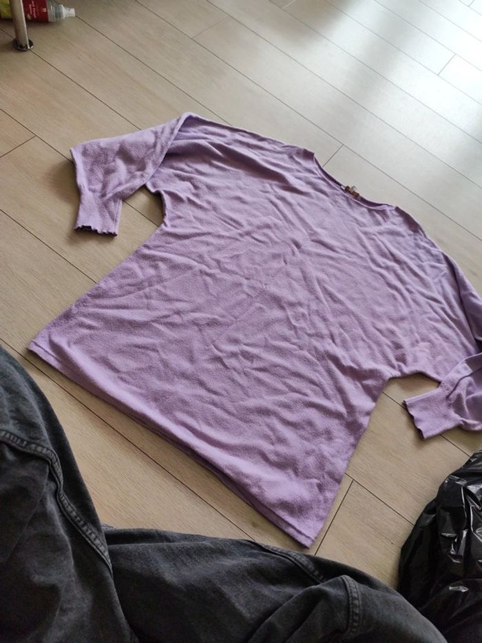 Pull mauve