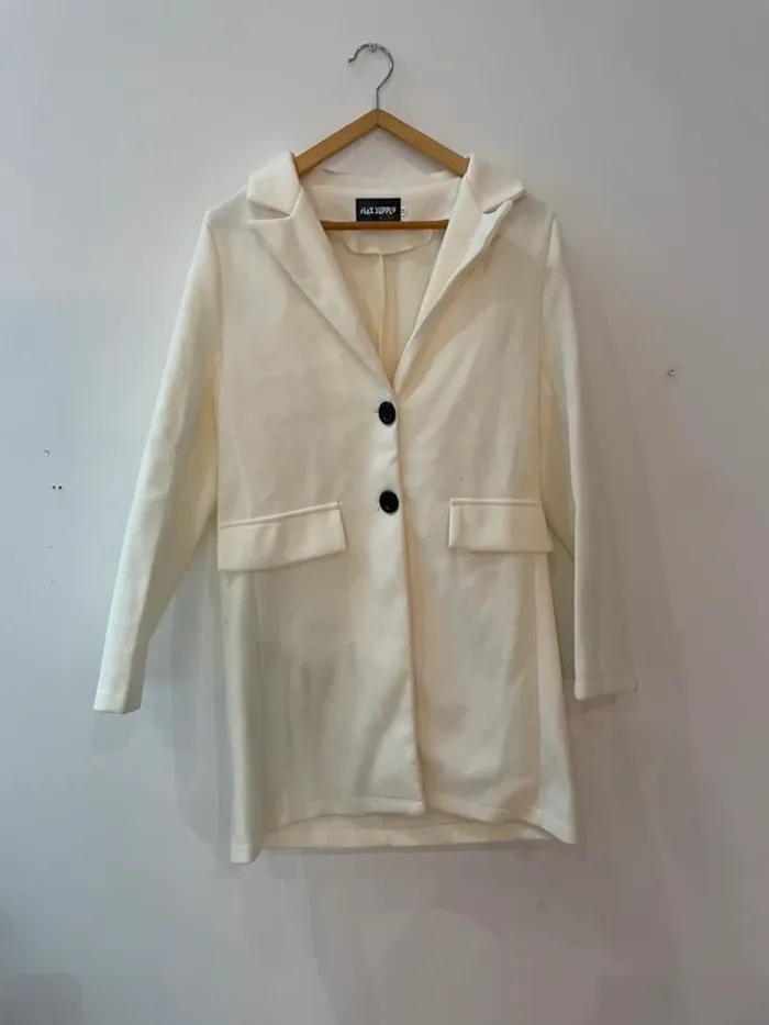 Veste longue en feutre