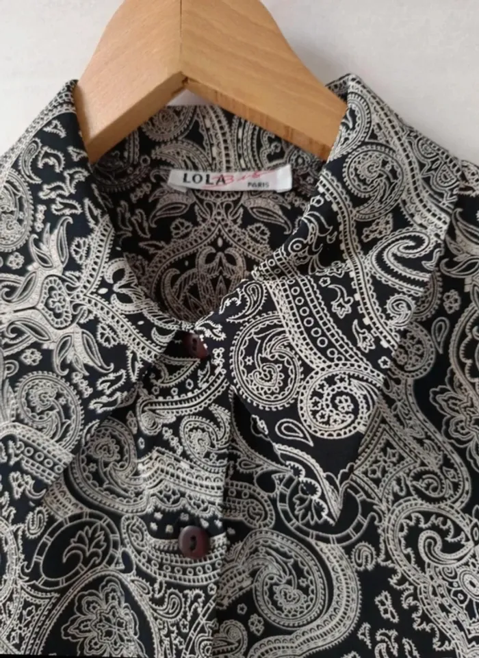 Superbe haut/tunique Lola Bis Paris t.36 100% viscose - photo numéro 7