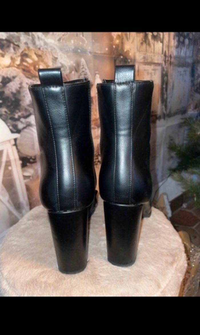 Bottines noires edji pointu - photo numéro 3