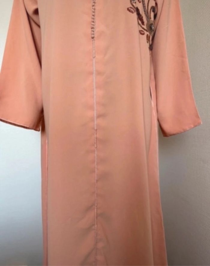 Jelaba marocaine en saumon - photo numéro 3