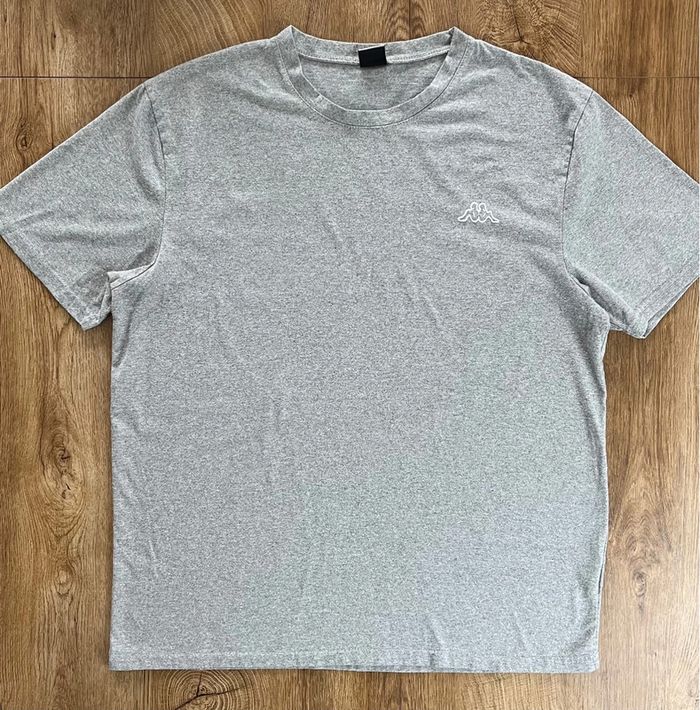 T.shirt gris homme Kappa en taille XXL (taille petit) - photo numéro 2