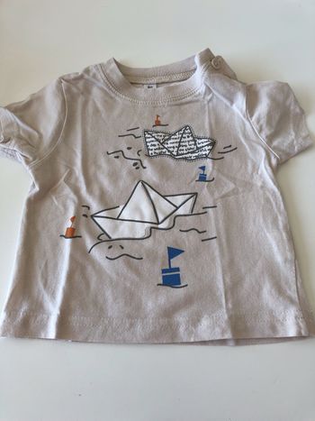 T-shirt bébé bateau 9M