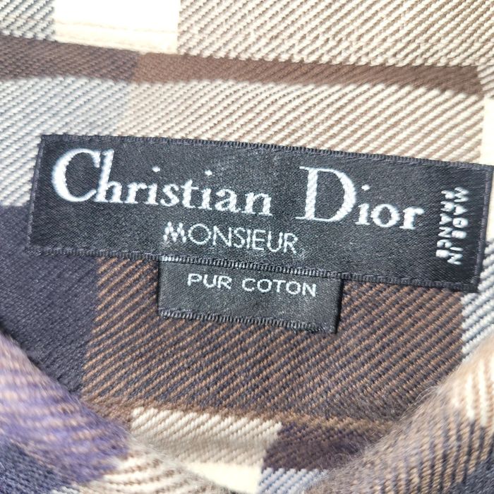 Chemise Manche Longue Vintage - Logo Brodé 👔 Christian Dior - Taille M - photo numéro 3