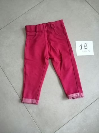 Jegging 18 mois rose