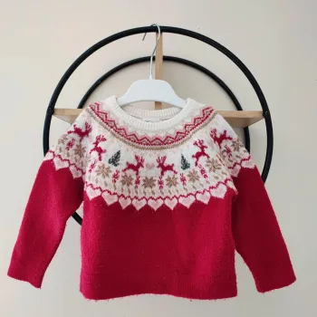 24 mois 2 ans pull de Noël Vertbaudet