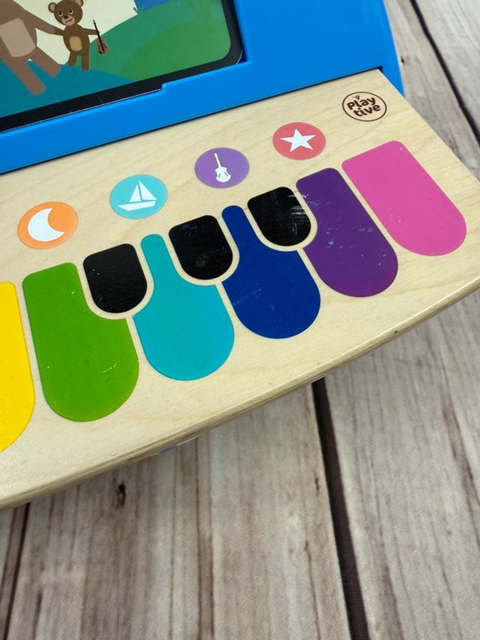 Piano magique Playtive pour enfant - Bois et plastique complet - photo numéro 4