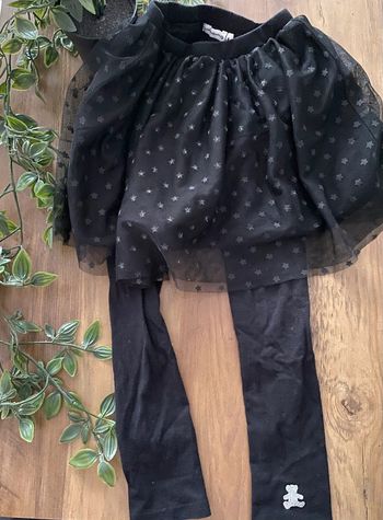 Jupe avec legging Lulu castagnette 4 ans