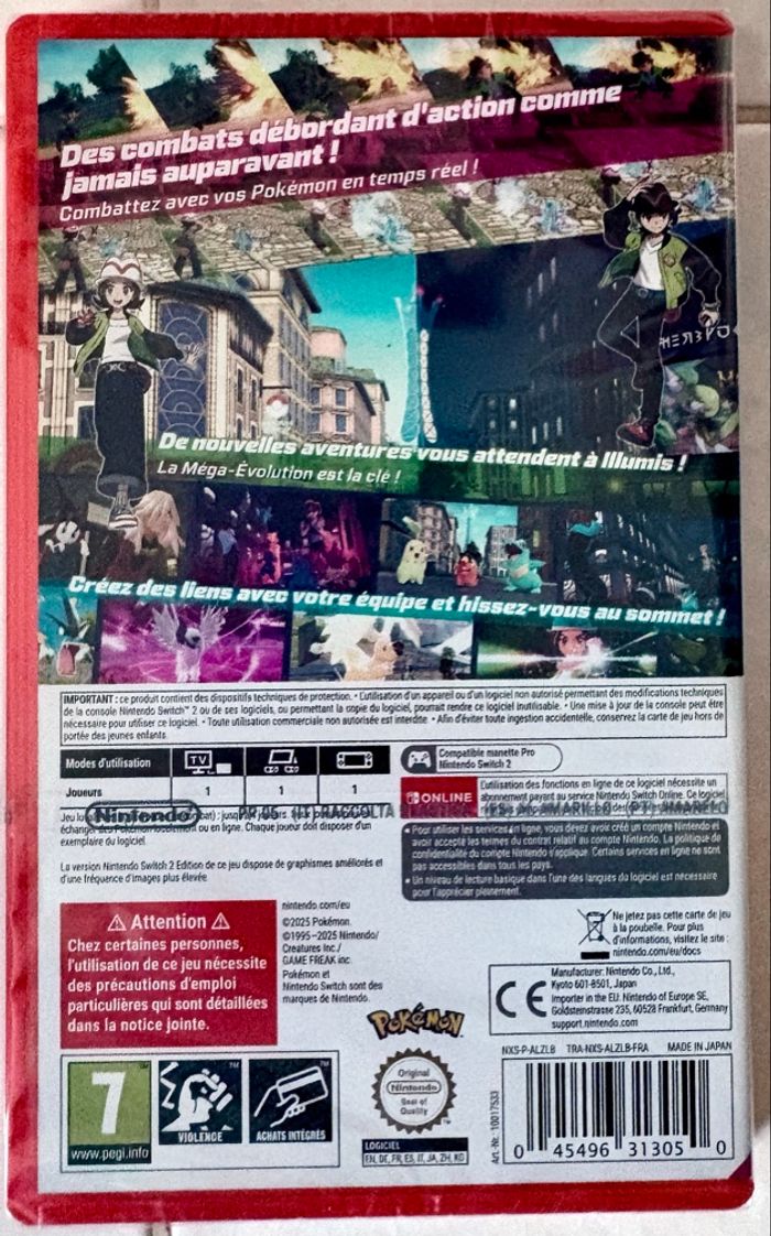Légendes Pokémon : Z-A Nintendo Switch 2 Edition - photo numéro 2