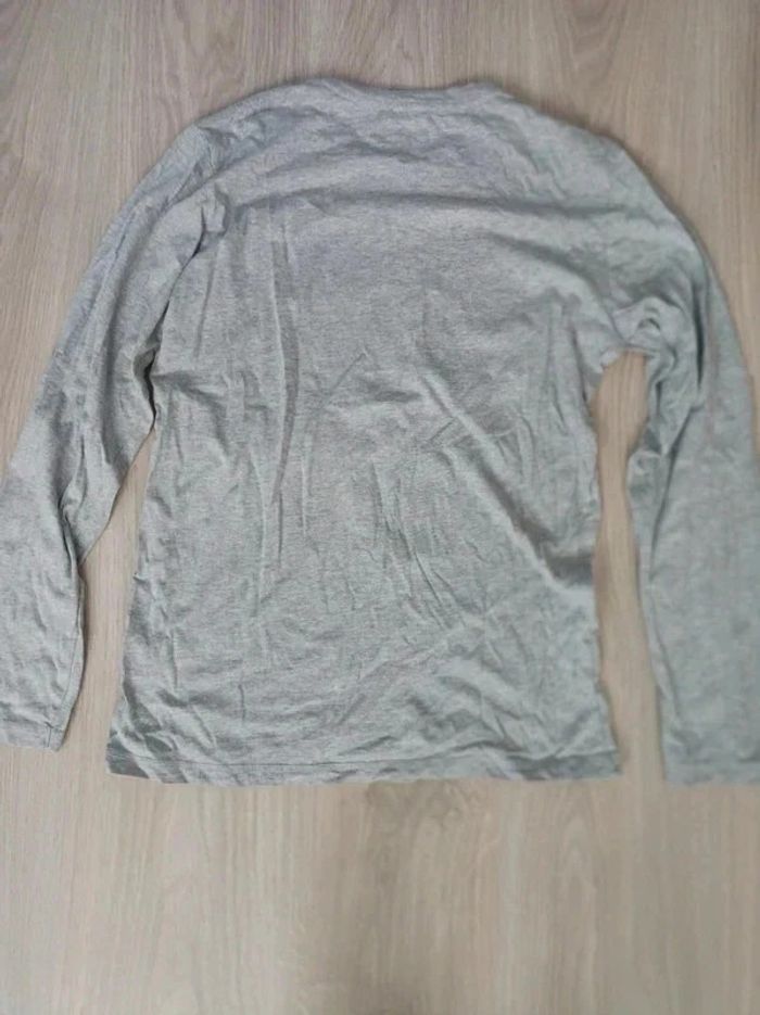 t-shirt manches longues garçon gris taille 14 ans DIESEL neuf - photo numéro 3