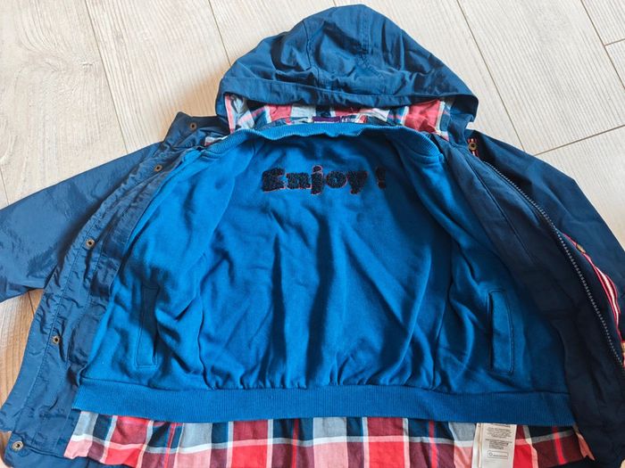 Veste de pluie 2 en 1 avec gilet intégré 4 ans - photo numéro 2