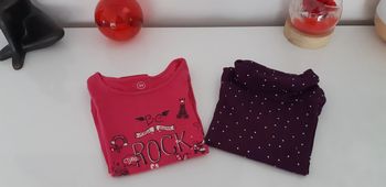 Lot de 2 t-shirts fille 3-4ans
