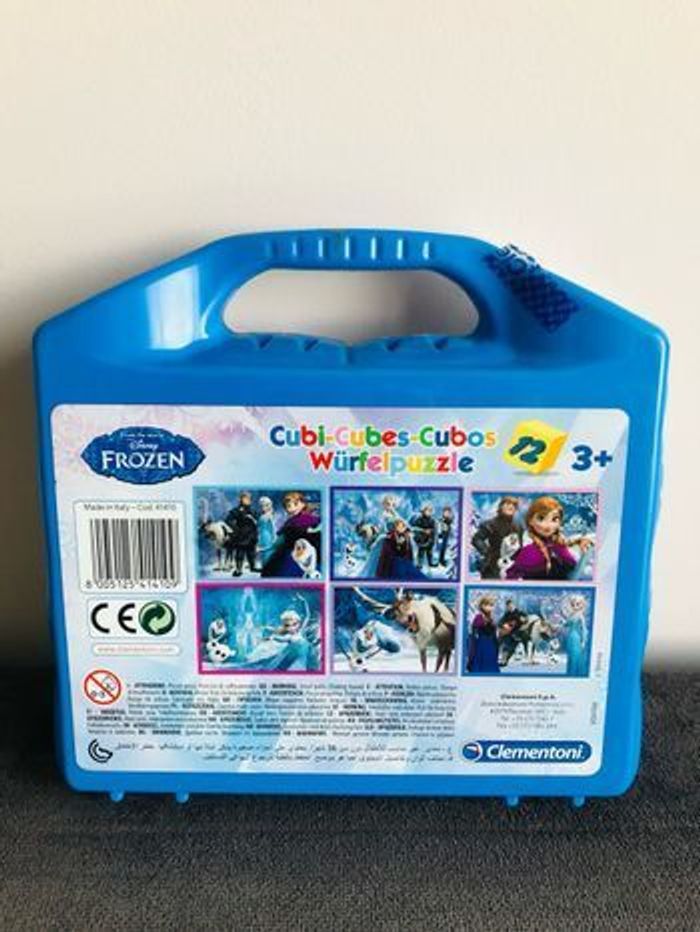CLEMENTONI - Puzzle 12 Cubes - La Reine des Neiges - photo numéro 2