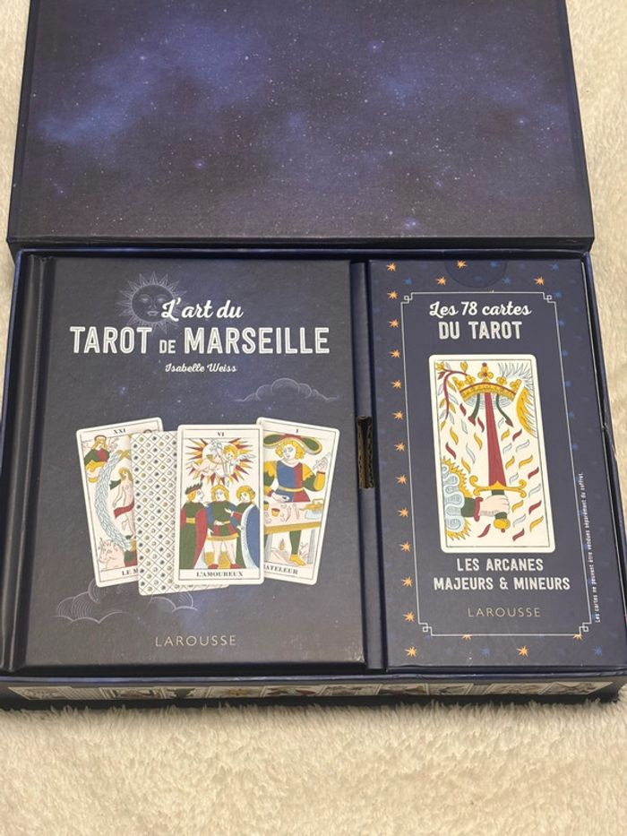 L’art du tarot de Marseille cartes XL + livret