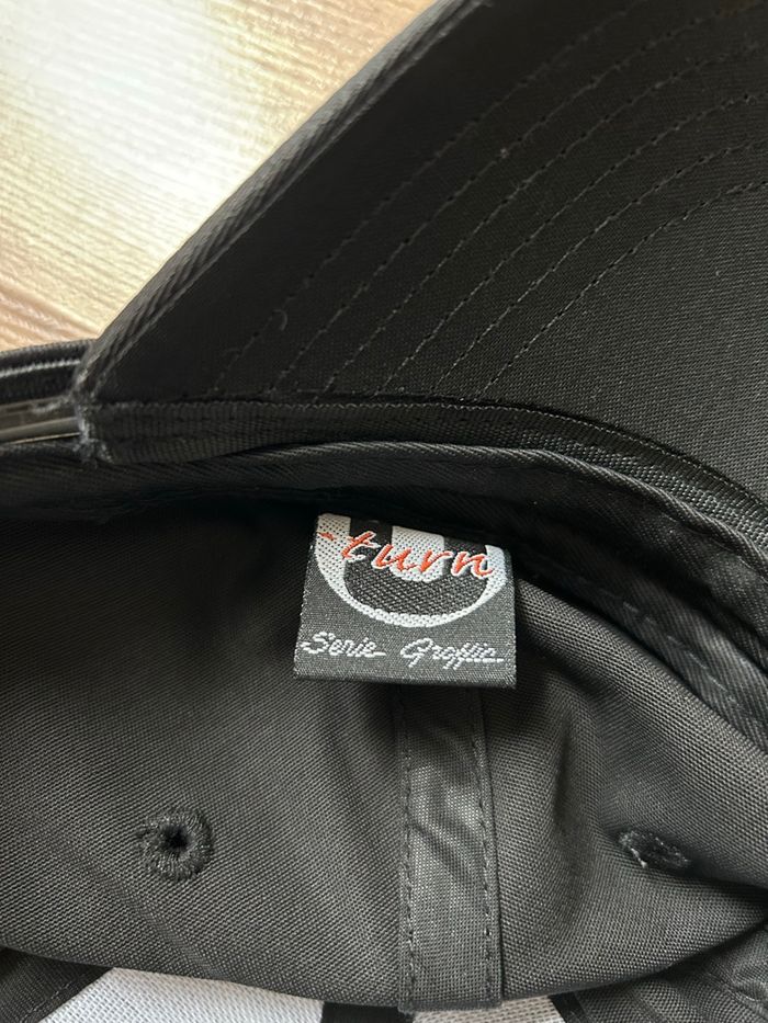 Casquette noire unie Homme Série Graffic Turn Taille 57cm - photo numéro 6