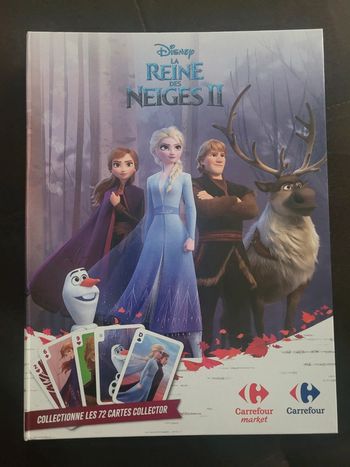 Collector cartes reine des neiges