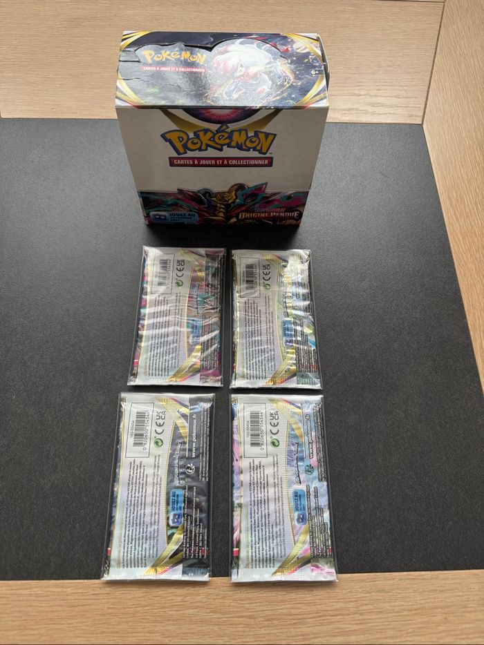Pokémon Lot Artset Booster Origine Perdue Épée et Bouclier EB11  Neuf Français - photo numéro 3