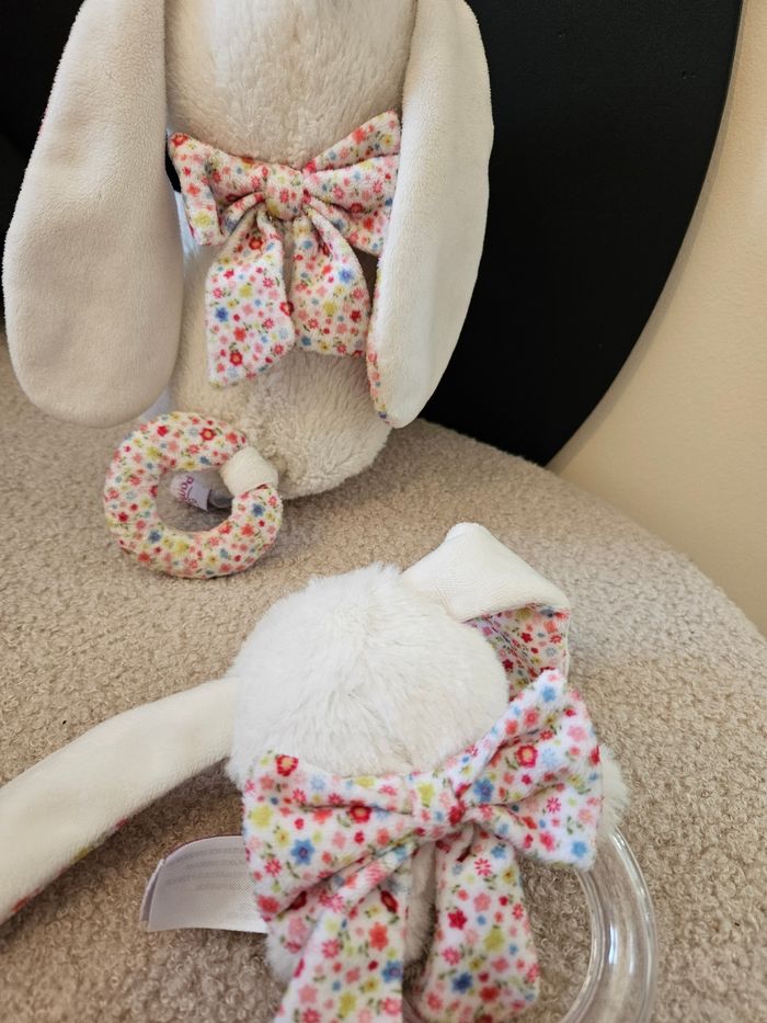 Peluche musicale et son hochet liberty - photo numéro 4