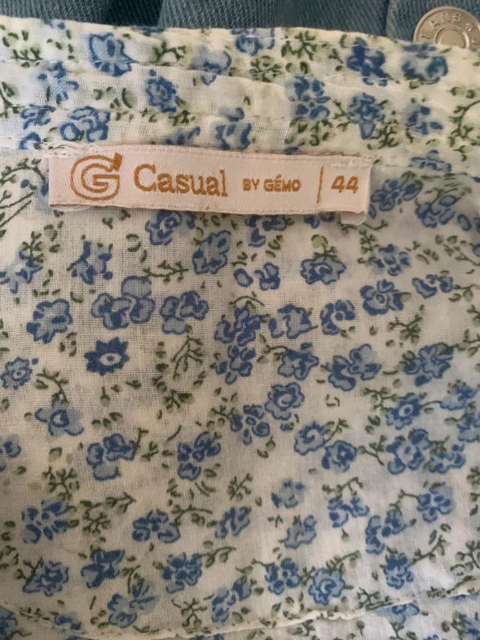 Chemisier fleuri Gemo taille 44 manches courtes - photo numéro 9