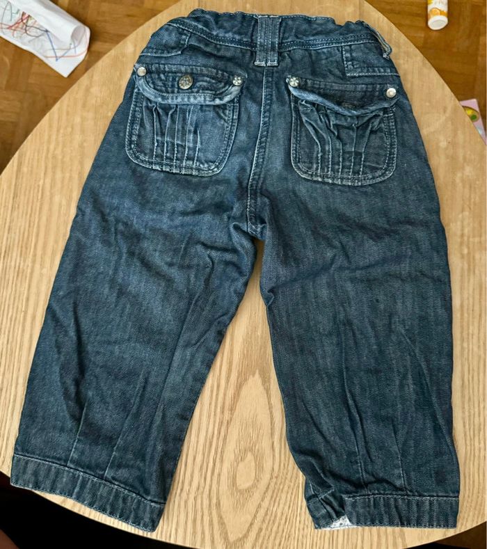 Pantacourt Jeans 7 ans fille Sergent Major - photo numéro 2