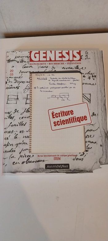 Genesis N° 20/3 - Ecriture Scientifique - Anouk Barberousse