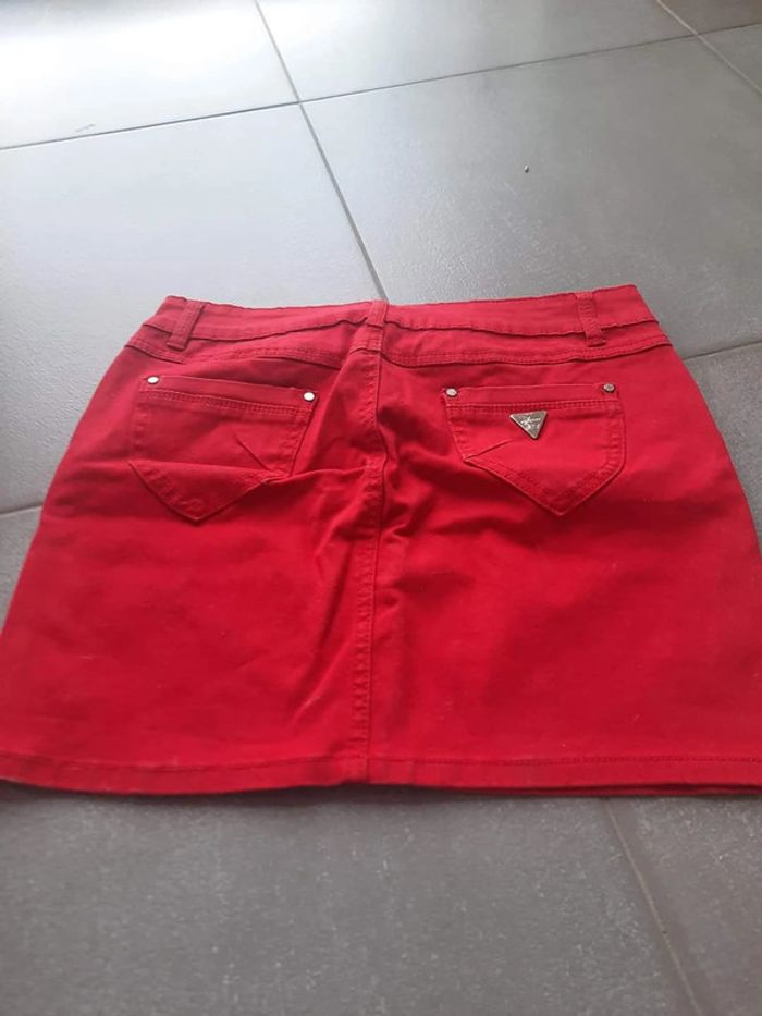 Jupe rouge taille M - photo numéro 2