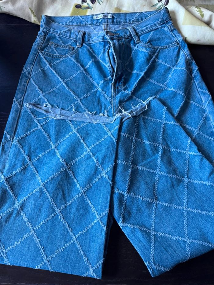 Jean large avec motifs de partout - photo numéro 8