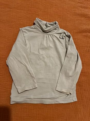 T-shirt manche longue col roulé 18Mois