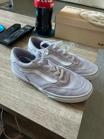 Vans lilas pailletée